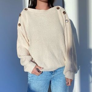 Lush button sweater